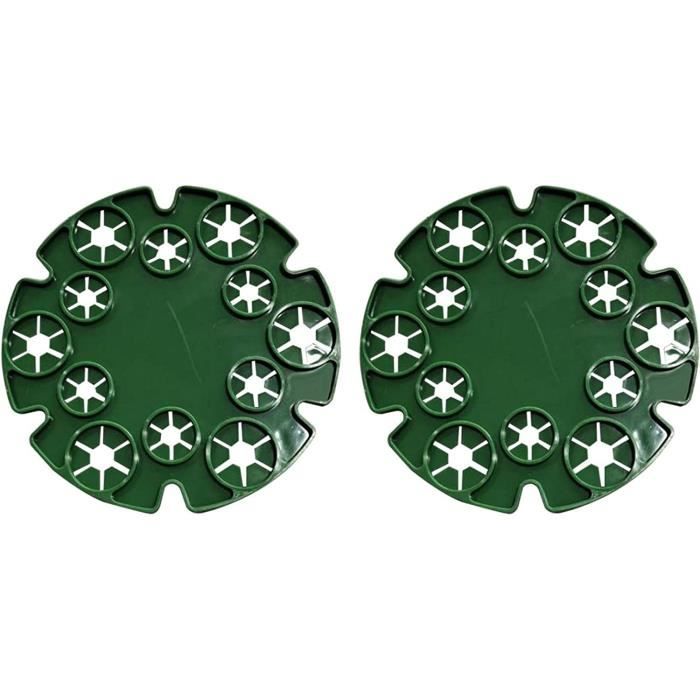 Lot De 2 Supports En Bois En Forme D'Arbre - 6 Bras, Hauteur 34.5 Cm - Pour Bretzels, Saucisses, Tasses, Bijoux - Décoration De Table