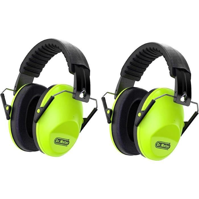 Protection Auditive - Casque Anti-Bruit pour Enfants - Vert anis, casque enfant
