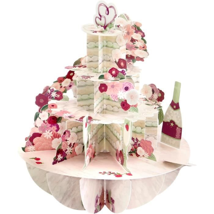 Service à thé pour Enfants,Service à thé Jouets,Jouet de Cuisine Faisant Semblant,Set de Gâteaux et pour Jeu Imitation Présentoir à Desserts Jeu