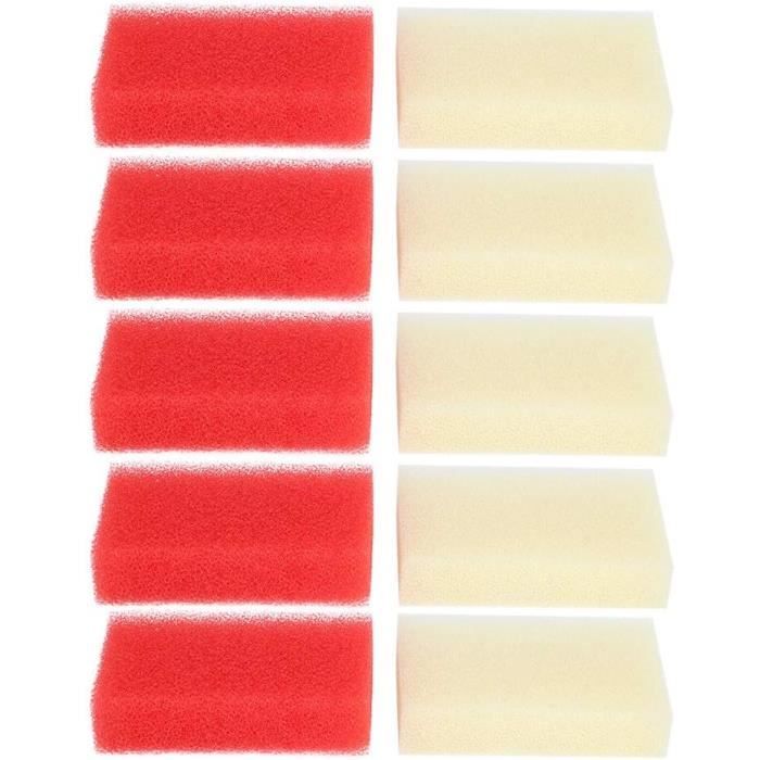 10 Pièces Vaisselle Vaisselle Bol Pot Lavage Éponge Nettoyant Cuisine
