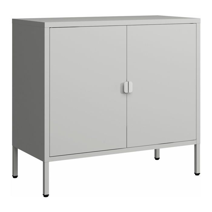 Armoire de bureau casier de bureau meuble de rangement pour salon bureau chambre atelier acier 75 x 80 x 40 cm gris clai Armoire de bureau casier de bureau meuble de rangement pour salon bureau chambre atelier acier 75 x 80 x 40 cm gris clai