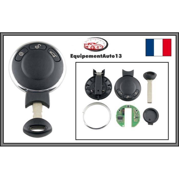 Clé de voiture 3 boutons + pile CR2032 adaptée pour clé Bmw / clé de  voiture Bmw /