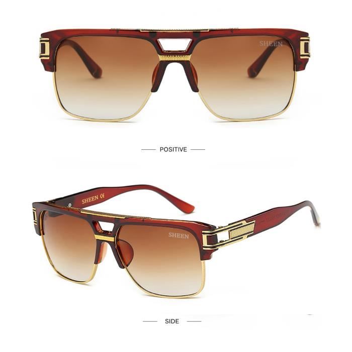 lunette puma soleil homme or