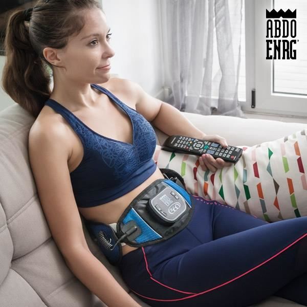Ceinture de tonification abdominaux muscles dos epaules bras et jambes A electrostimulation Abdo ENRG 360 Pour un ventre plat Cdiscount Sport