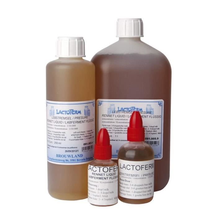 AlcoFermBrew Présure Poudre 25g – Presure Microbienne, Présure Naturelle,  Ferment Lactique