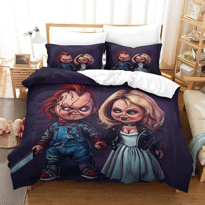 Ensemble de literie pour poupée Rakki Dolli 2 pièces avec couette et oreiller, accessoires de literie pour poupée à impression réversible, convient aux poupées American Girl