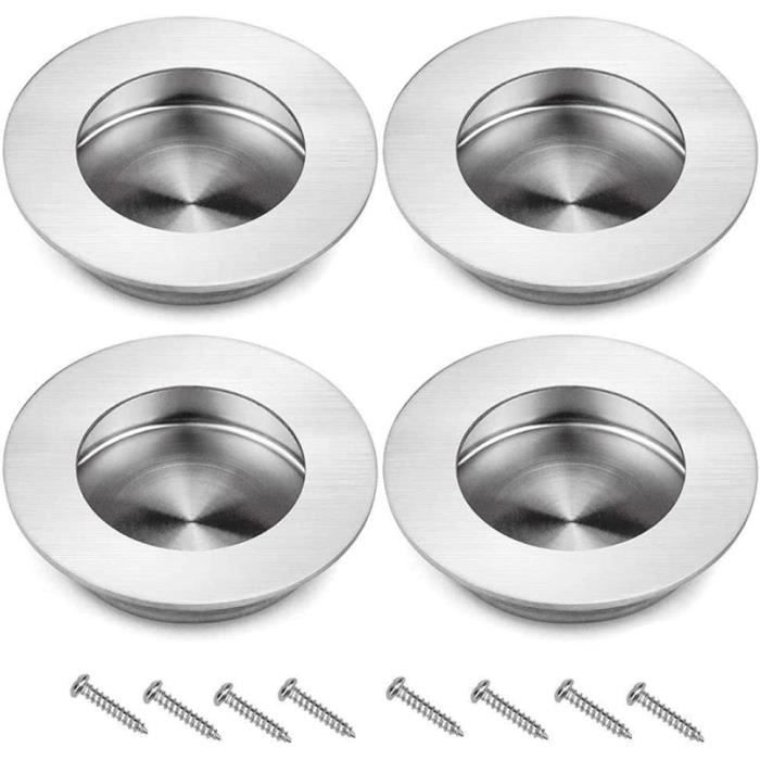 TOGEVAL 2 Poignées De Trappe Encastrables En Inox Pour Bateau – Design Élégant, Accessoire Pratique Pour Ponts Et Loquets