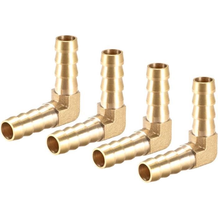 Lot 3 Raccords Réducteurs Barbes 10mm X 4mm Pour Tuyau - Neuf