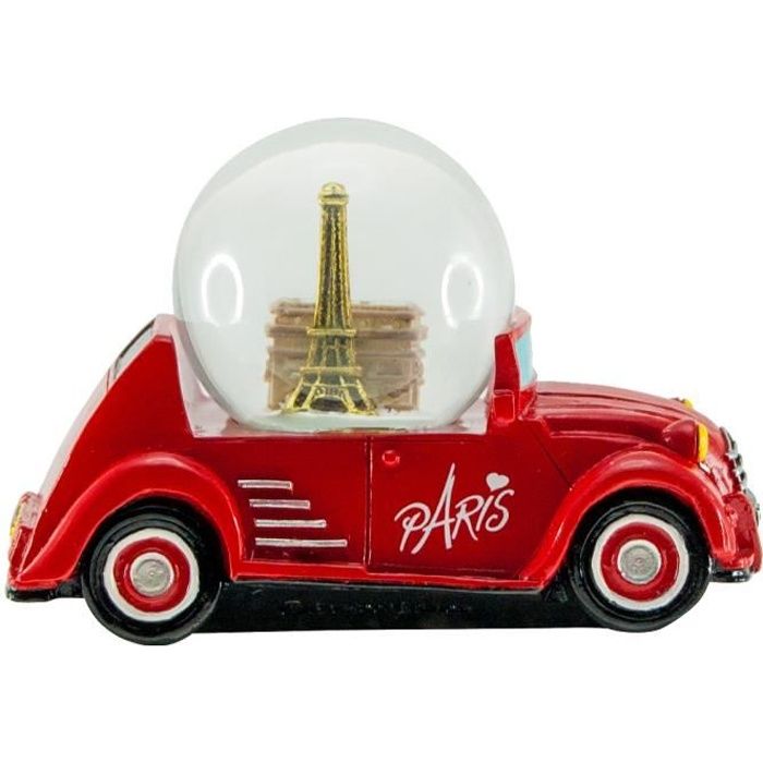 Souvenirs de France Boule /à Neige Paris Verre et R/ésine 14 cm