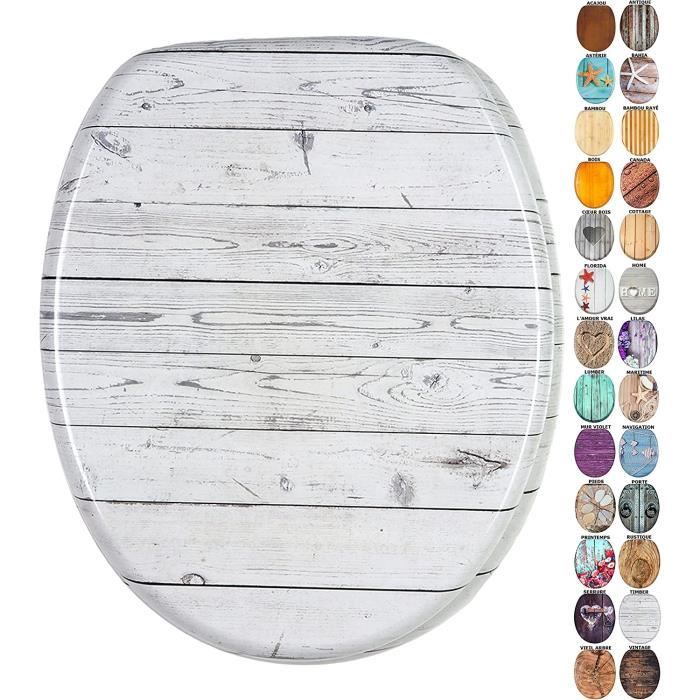 Abattant WC - Grande sélection de abattants wc en bois - Finition de ...