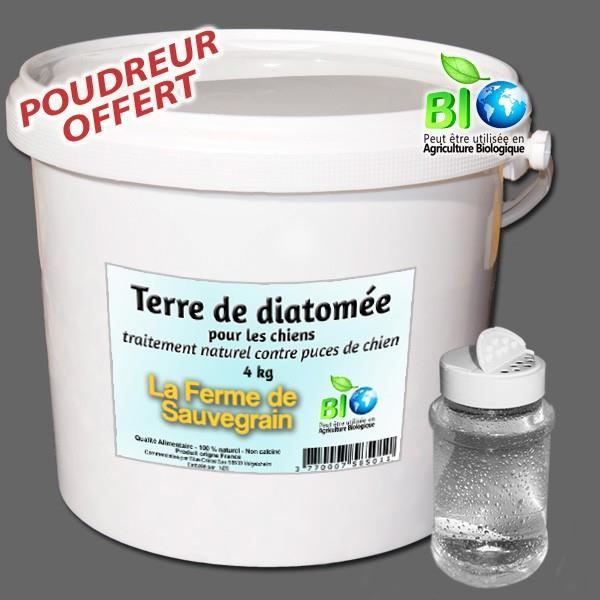 Terre De Diatomée Alimentaire Pour Chats Et Chiens Anti