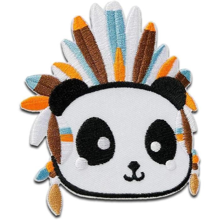 Panda animal sauvages - Ecusson thermocollant patches appliques, Taille ...