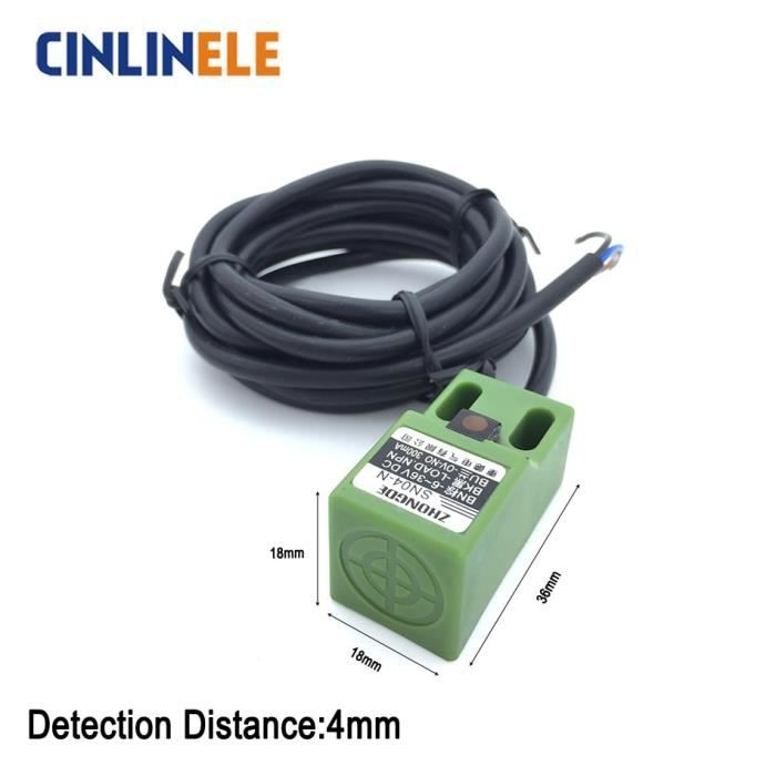 Capteur De Proximité Inductif SN04-N 4mm NPN NO - Alimentation 10-30V DC, Pour Détection De Métaux