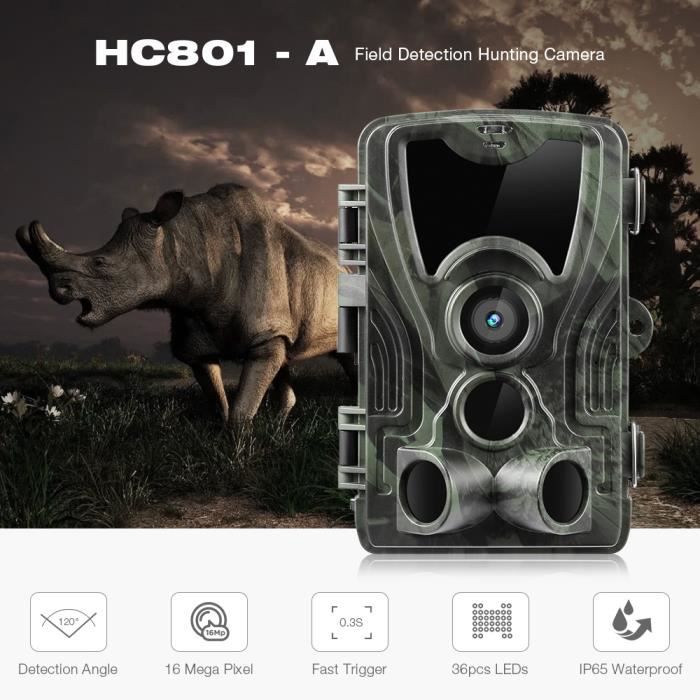 HC 801A Chasse Caméra 16MP 1080P IP65 Vision Nocturne Chasse Trail — free download