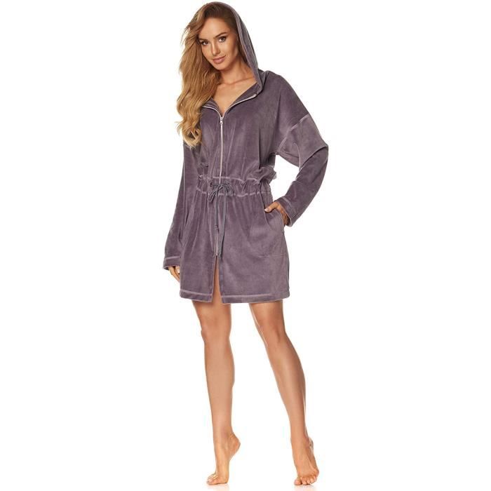 Robe de chambre avec fermeture eclair online