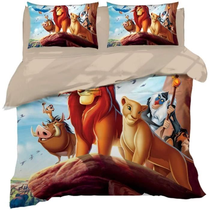 Parure De Lit Le Roi Lion Cdiscount Maison
