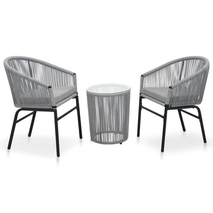vidaXL Bistro Set 3 pcs - vue 2