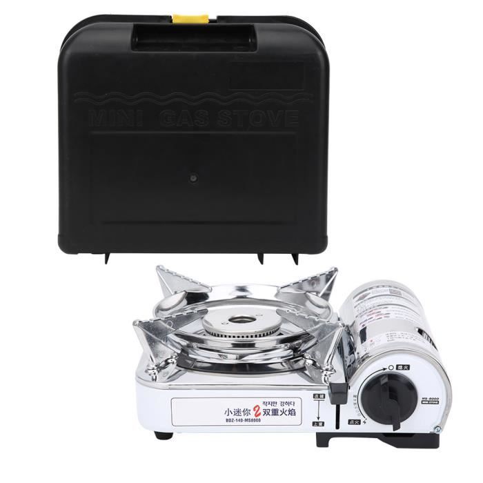 Réchaud de camping portable à gaz butane infrarouge pour pique-nique en extérieur, outils de cuisson portables à économie d'énergie