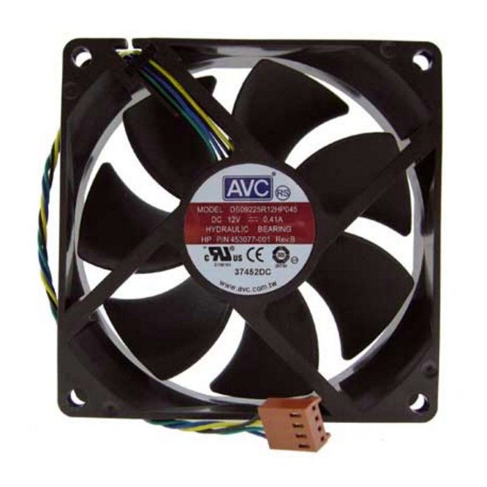Ventilateur HP Avc Ds09225R12Hp045 Cooling Fan 92X25Mm Dc 12V 453077-001 4-Pin