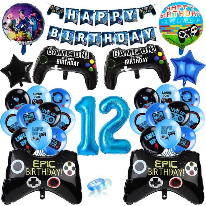 Decoration Anniversaire Fortnit 8 Ans, Fournit De Fête D'Anniversaire