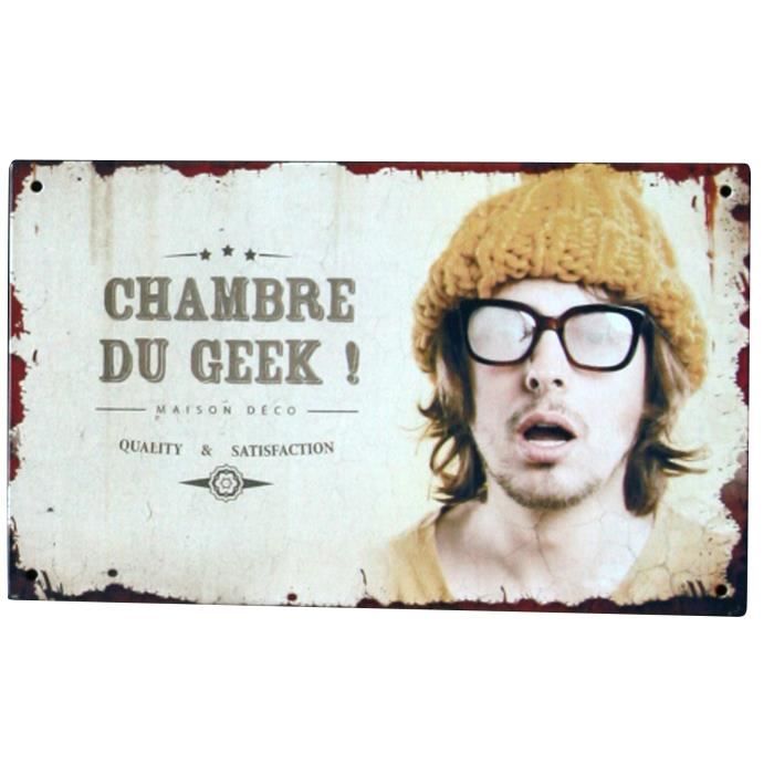 Plaque De Porte Metal Esprit Vintage Vieilli Chambre Geek Class Deco Achat Vente Plaque De Porte Soldes Sur Cdiscount Des Le 20 Janvier Cdiscount