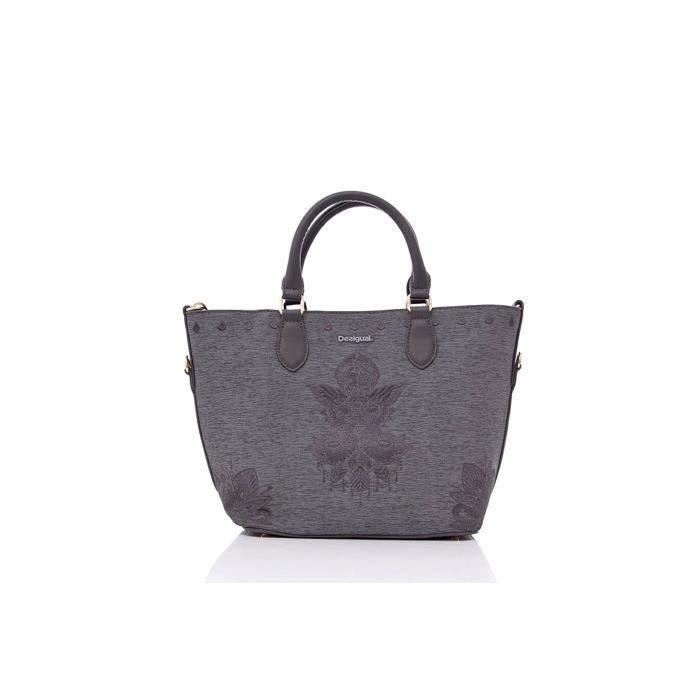 Sac a main desigual gris clearance