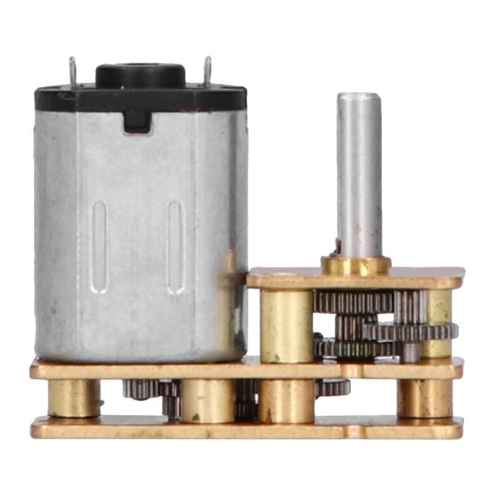 Moteur à Engrenages Métallique JGB37-520 - 6V/12V/24V, Couple élevé, Basse Vitesse (pour Robots, Serrures, Appareils)