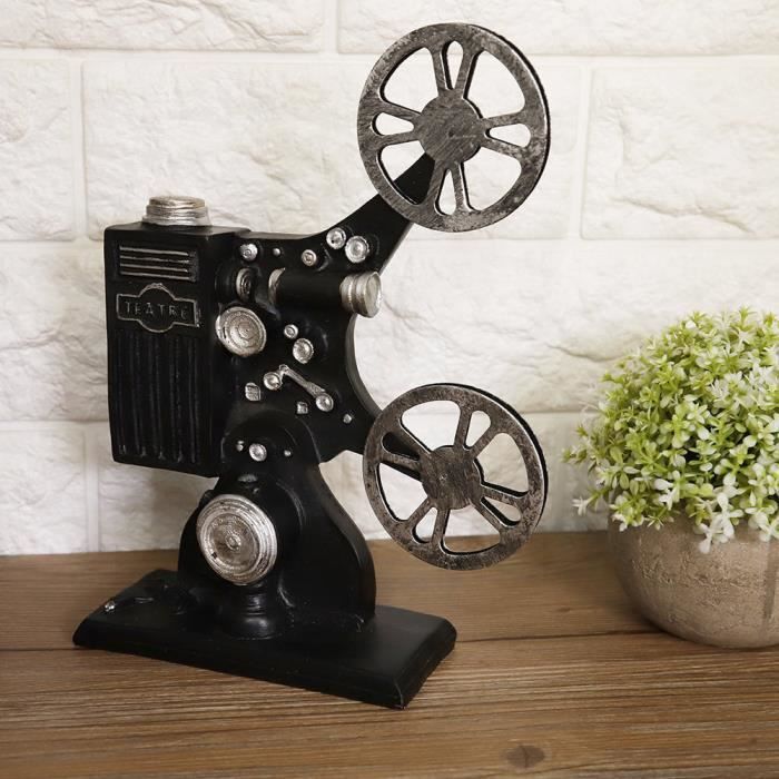Figurine Projecteur Vintage Résine Décorative Modèle de Film Figurine Projecteur Vintage Résine Décorative Modèle de Film