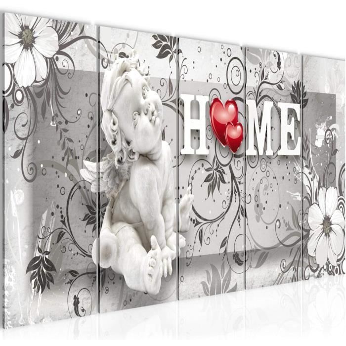 Lunexus Tableau Mural Avec Ange Gardien - 13,5 × 8,5 Cm