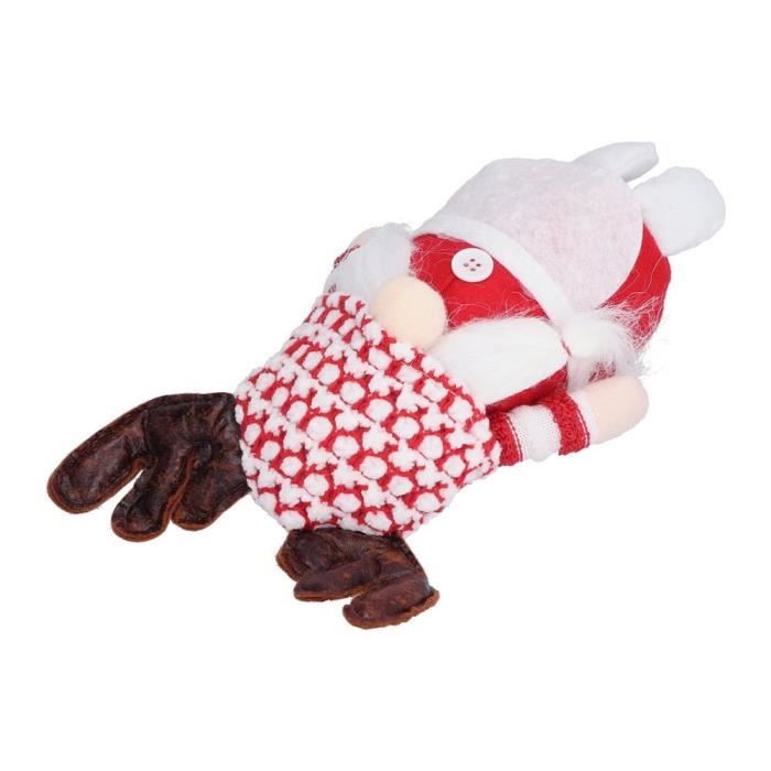 Décorations De Noël - Poupée Naine Bleue Sans Visage Avec Flocon De Neige - Gnome De Sapin En Polyester