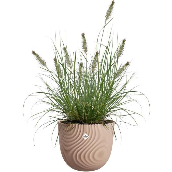 Elho Pot de fleurs Sereh Rond 40 - Marron - ' 39 x H 33 cm - 100% recyclé - vue 1