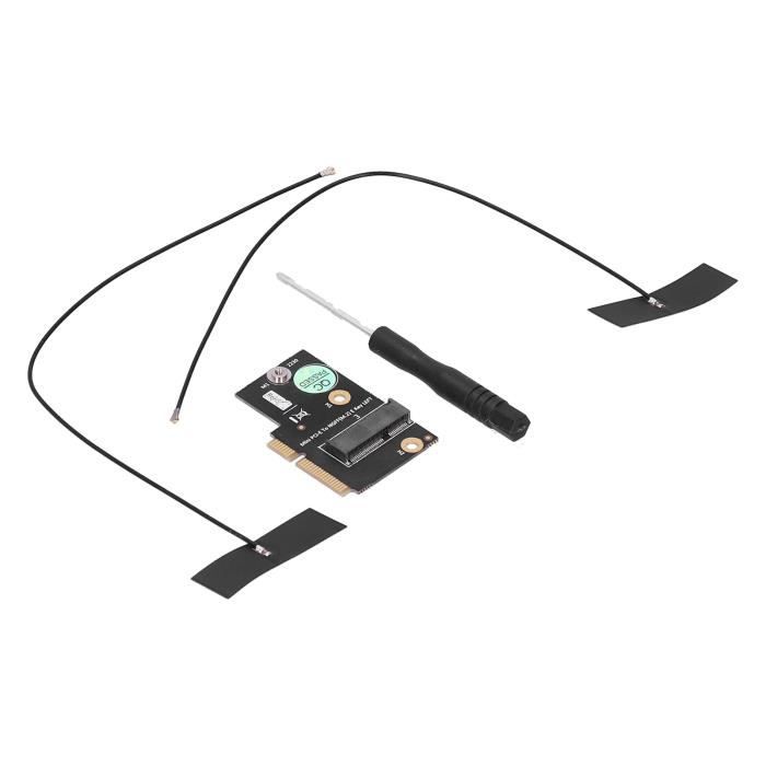 Adaptateur M2 E A Key vers MiniPCIe pour monter une carte WiFi M.2 2230