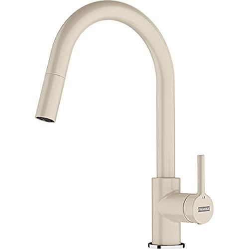 Robinet de cuisine - FRANKE - Lina - Beige - Bec extractible - Tête céramique 35mm