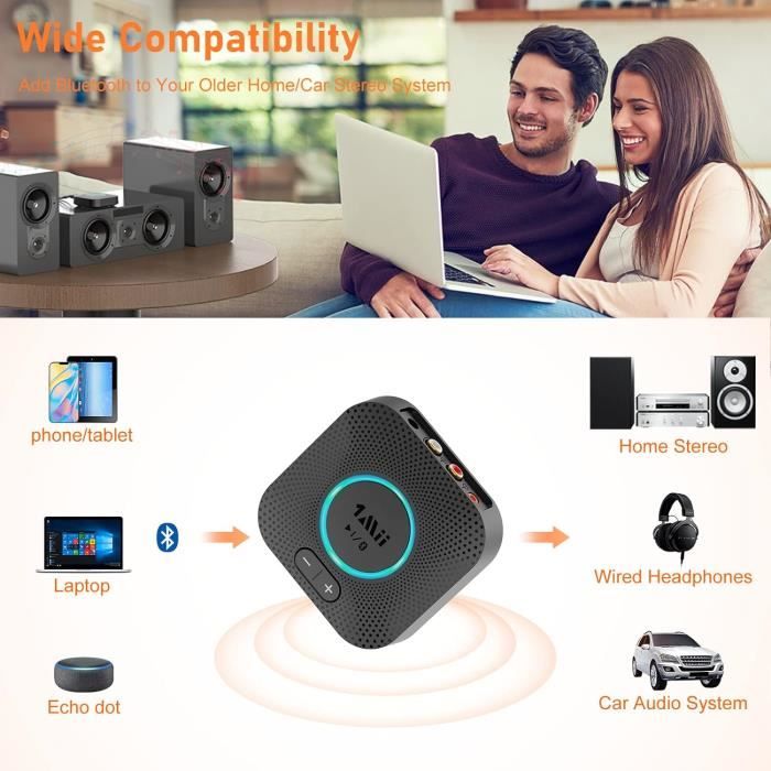 R cepteur bluetooth 1mii b06s pour syst me de streaming musical