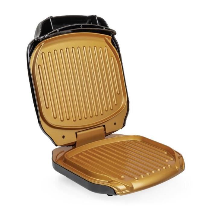 Contact grill, grill de table "Low Fat Grill", couleur cuivre/ noir