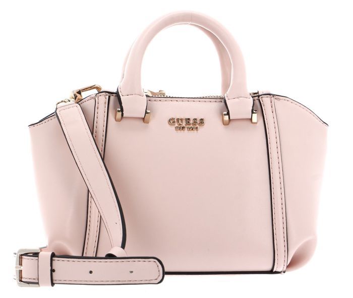 GUESS Sac a epaule bandouliere vieux rose pour femme Leie Mini Status Satchel Pale Rose 214973 vieux rose Cdiscount Bagagerie Maroquinerie