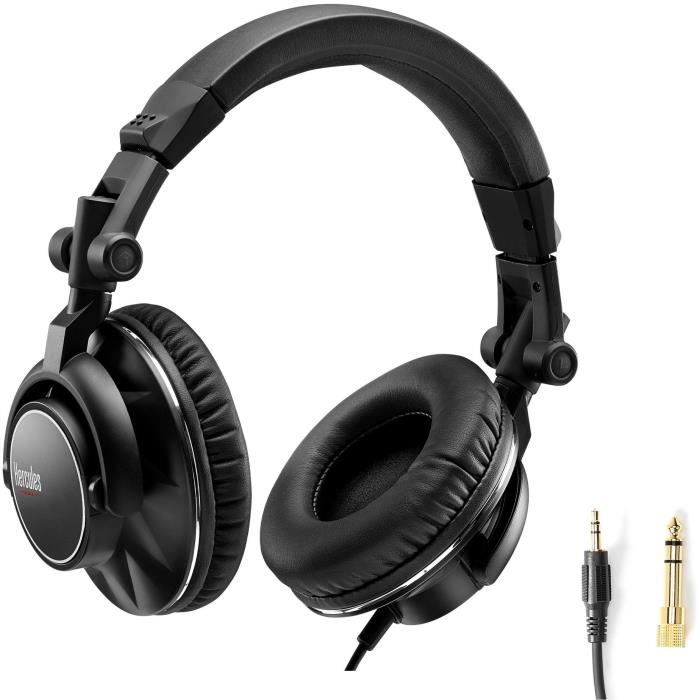 HERCULES HDP DJ60 - Casque Audio DJ - Son haute-performance - Isolation optimale - Pliable - Câble d