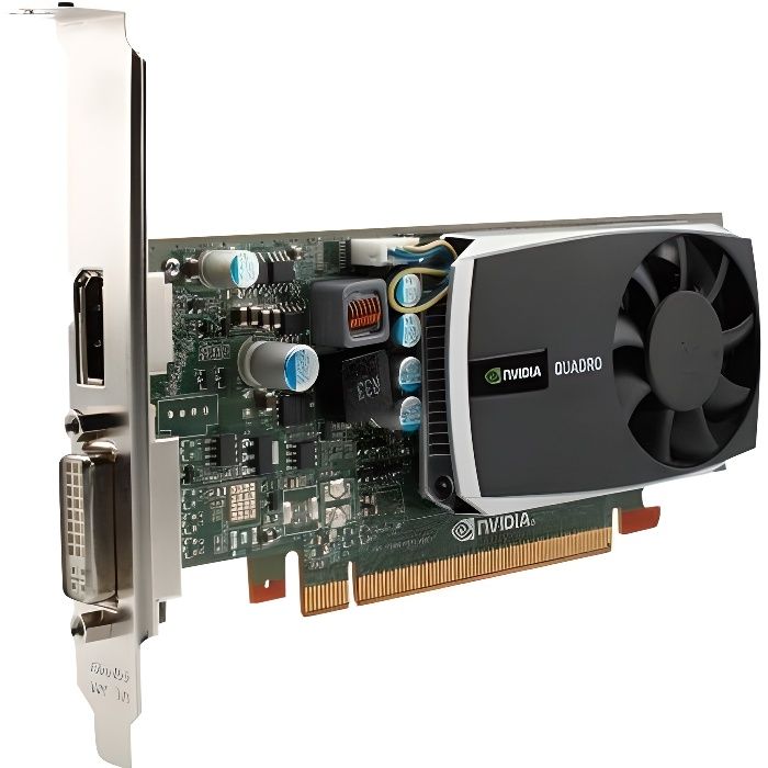 NVIDIA Quadro 600 - PCI E - 1 Go GDDR3 - Hewlett packard