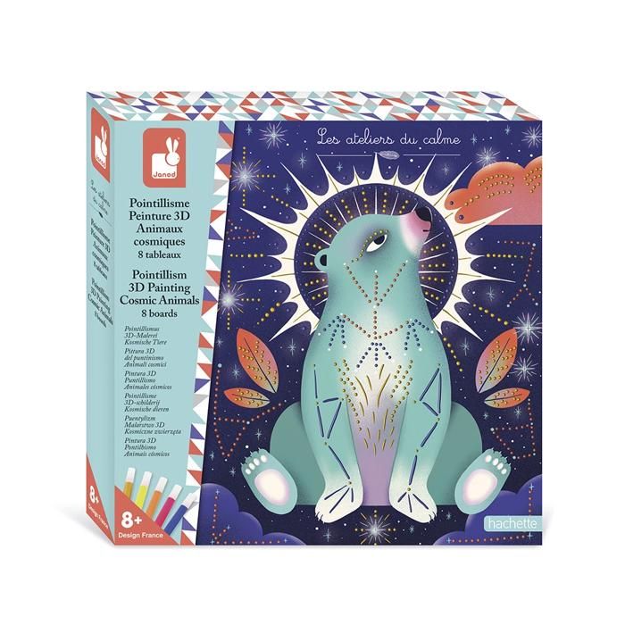 Janod – Kit Bijoux Papillons 6 Créations – Perles Irisées, Dès 6 Ans