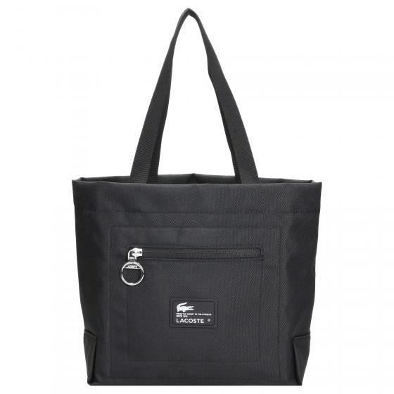 Sac cabas zippé lacoste noir sales