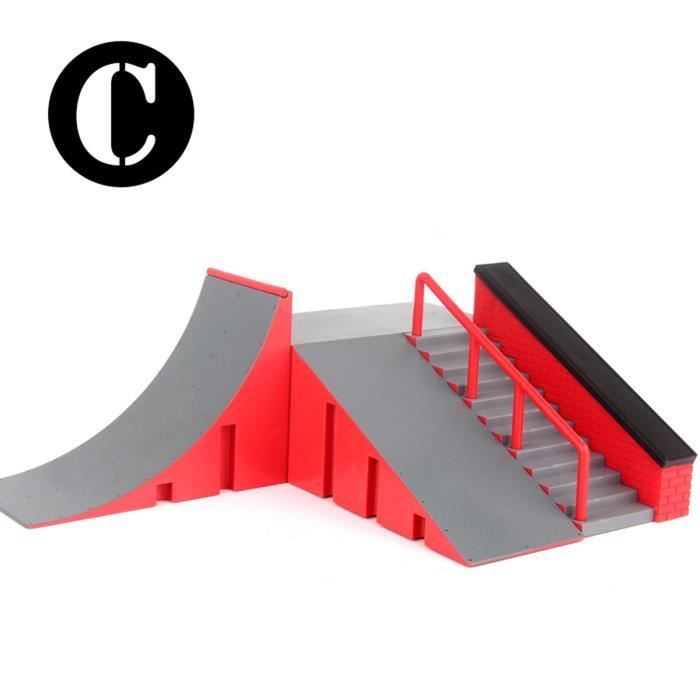 Kit Skatepark Pour Doigts Kidsdream - 19 Pièces Avec Ramps, Skateboards, Vélos Et Patins
