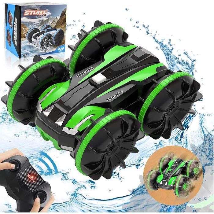 Voiture Télécommandée MAGICFOX tout terrain, étanche Cascadeur Voiture des  2 côtés amphibie électrique Cascadeur Voiture Enfants  - Cdiscount Jeux  - Jouets