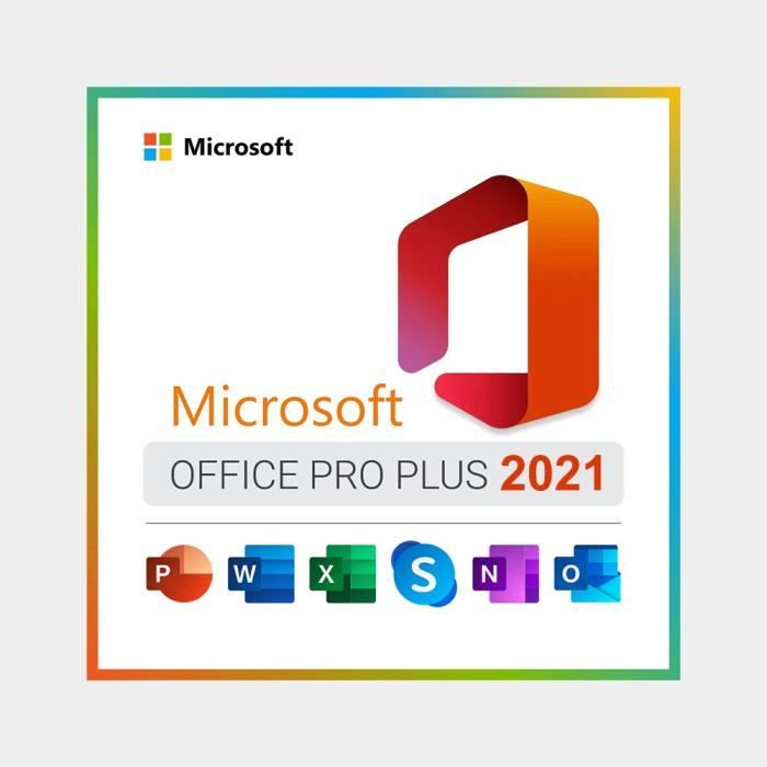 Microsoft Office 2021 Professionnel Plus - Version Dématérialisé à  télécharger - Cdiscount