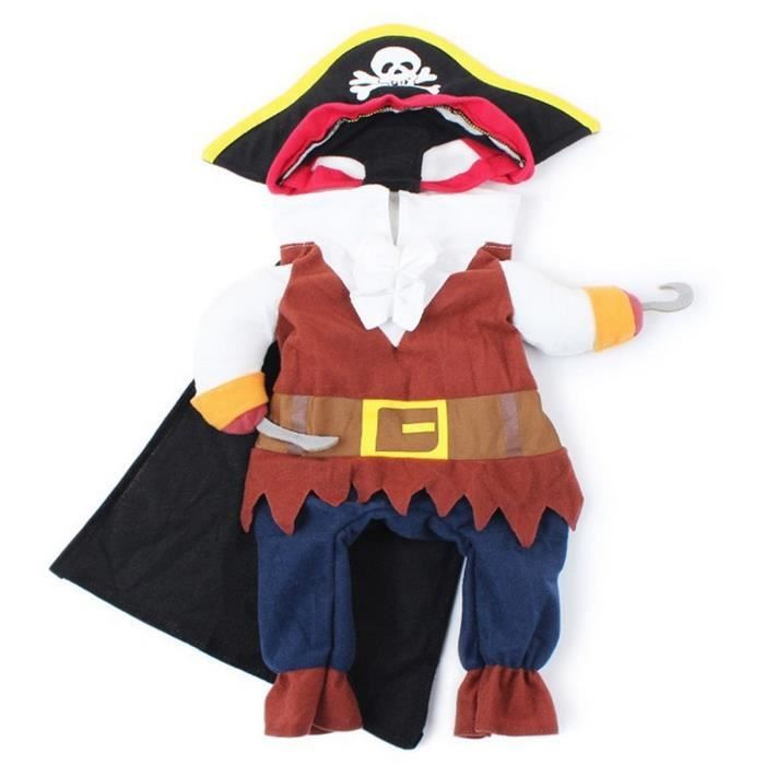 Meilleurs prix pour Déguisement Pirate pour Chien - minifinker - Halloween - Polyester Robuste et Confortable