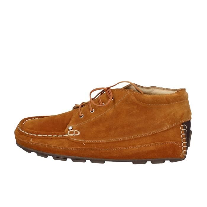 Bottines homme sales daim lacets