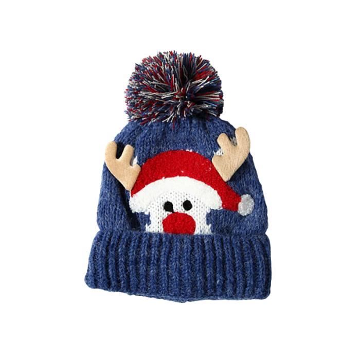 Adorable Bebe Dessin Anime Chapeau Chaud Enfants Noel Bois De Laine Bonnets Pour Garcons Filles 2 4 Ans Ensemble De Vetements Picture 2 Cdiscount Pret A Porter