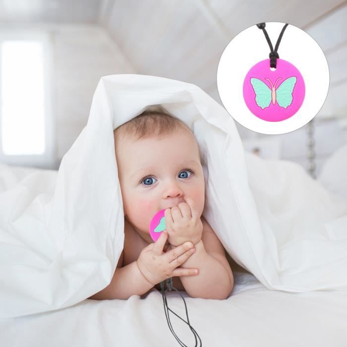 Collier à Mâcher Sensoriel En Silicone - Pour Enfants Et Adultes Autisme/TDAH - Sans BPA