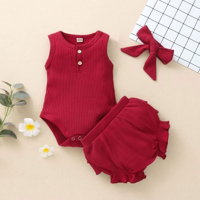 Nouveau-né Bébé Fille à Manches Longues Dessin Animé De Noël Barboteuse Body Ensemble De
