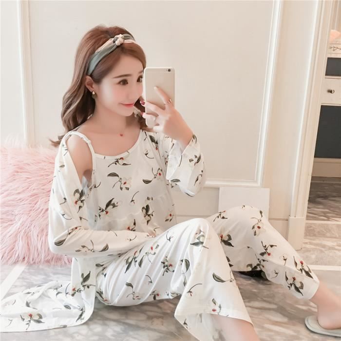 Ensemble 3 discount pieces pyjama femme