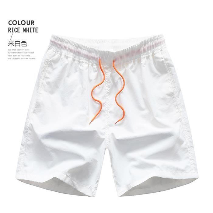 Short Sport Homme Tansozer - Léger, Séchage Rapide - Avec Poche Zippée - Taille élastique - Pour Running, Gym, Plage